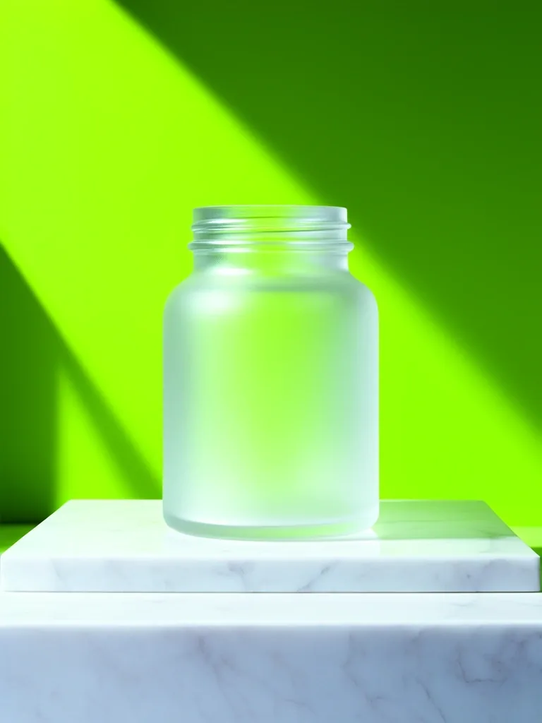 Premium wellness supplement container